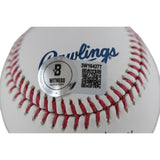 Edgar Martinez Autographed Seattle Mariners OML Baseball HOF Beckett 51577