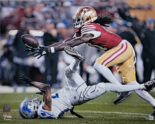 Brandon Aiyuk Signed 49ers NFC Championship Game Catch 16x20 Photo Beckett