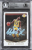 Lakers Magic Johnson Authentic Signed 2016 Studio #51 Card BAS Slabbed