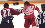 Darren McCarty Signed Detroit Red Wings Jersey (JSA COA) 4xStanley Cup Champ