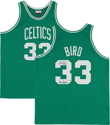 Signed Larry Bird Celtics Jersey