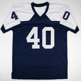 Bill Bates Signed Dallas Cowboys Throwback Jersey (JSA COA) 3xSuper Bowl Champ