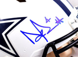 Dak Prescott Signed Cowboys F/S Flat White Speed Authentic Helmet - Beckett W