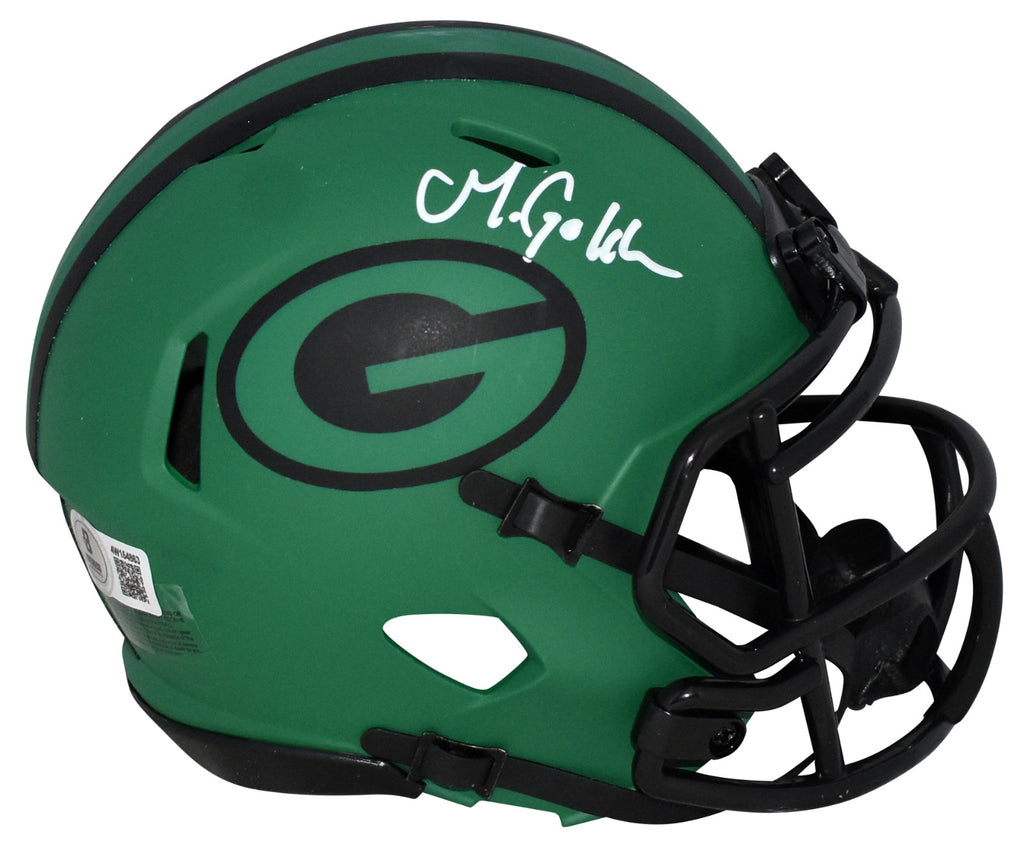 Packers Rave Helmet MATTHEW GOLDEN SIGNED GREEN BAY PACKERS RAVE SPEED MINI HELMET BECKETT ...