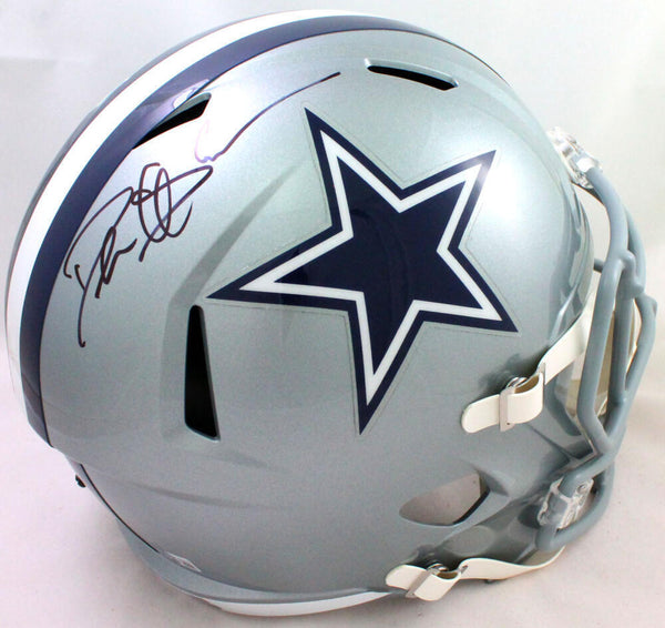 Deion Sanders Autographed Dallas Cowboys F/S Speed Helmet- Beckett W Hologram