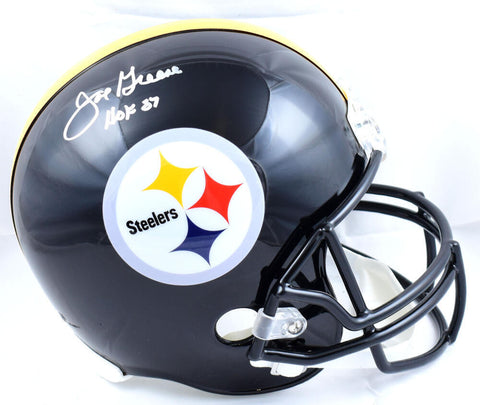 Joe Greene Autographed Pittsburgh Steelers F/S Helmet w/ HOF-Beckett W Hologram
