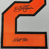 FRAMED Signed JIM PALMER 35x39 Baltimore Grey Jersey JSA COA Auto