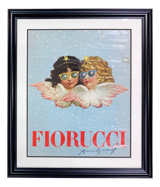 Andy Warhol Signed Framed 20x24 Fiorucci Poster BAS