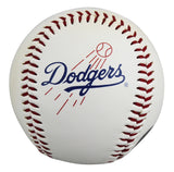Dodgers Tommy Lasorda Signed Los Angeles Dodgers Logo Baseball BAS #BY101128