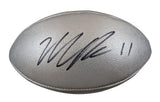 Packers Micah Parsons Signed Wilson Replica Duke Silver Football W/ Case Fan