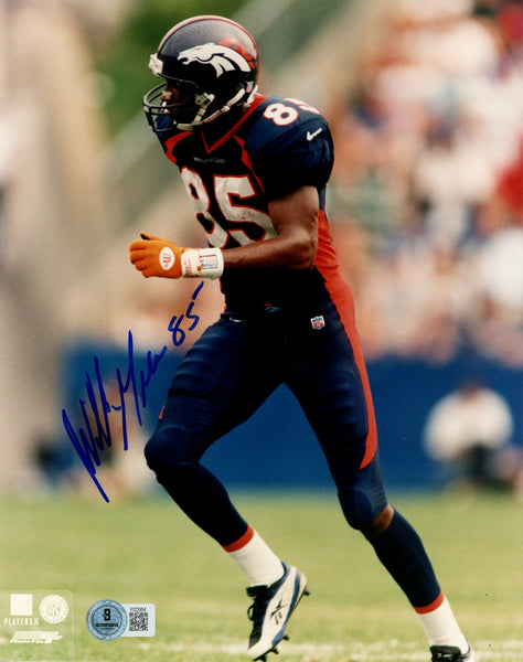 Willie Green Autographed/Signed Denver Broncos 8x10 Photo Beckett 57750