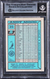 Bruins Andy Moog Authentic Signed 1990 Bowman #35 Card BAS Slabbed 2