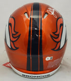 JOHN ELWAY SIGNED DENVER BRONCOS FLASH SPEED AUTHENTIC HELMET BECKETT