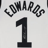 Anthony Edwards Minnesota Timberwolves Autographed White Nike