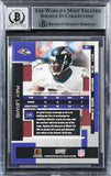 Ravens Ray Lewis Signed 2003 Absolute Memorabilia #2 Card Auto 10! BAS Slabbed