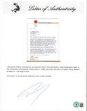 1988 University of Tennessee Shaquille O'Neal Recruitment Letter
