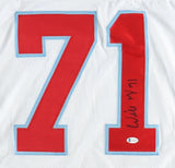 Willie Roaf Signed Louisiana Tech Bulldogs Jersey (Beckett COA) Saints / Chiefs