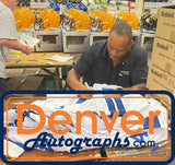 Larry Brown Autographed/Signed Pro Style White Jersey SB MVP Beckett 42608