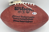 Johnny Unitas Autographed Signed NFL Leather Game Football Colts Beckett #A75835