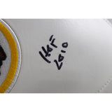 Russ Grimm Autographed Washington Redskins Logo Football HOF Beckett 54297