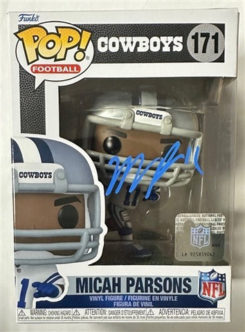 Micah Parsons Autographed Funko Pop #171 Signed - Dallas Cowboys NFL - FAN