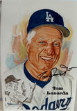 Tom Lasorda Autographed Perez-Steele Postcard 14th Series Card #230 JSA COA