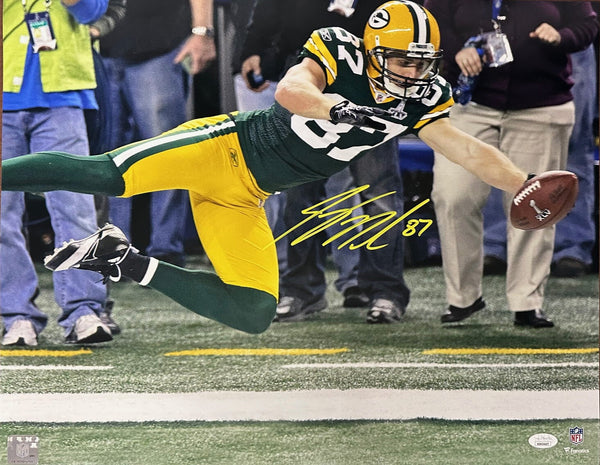 Packers SB XLV Champ JORDY NELSON Signed 16x20 Photo AUTO #2 - JSA