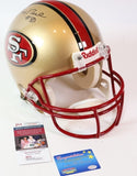 Jerry Rice Autographed San Francisco 49ers Pro Helmet JSA COA