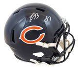 Bears Luther Burden III Signed Full Size Speed Rep Helmet W/ Case BAS Witnessed