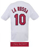 Tony LaRussa (CARDINALS) Signed White Custom Baseball Jersey - (SCHWARTZ COA)