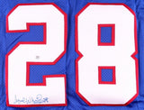 Tyrone Wheatley Signed New York Giants Jersey (Autograph Reference COA)