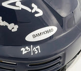 Casey Mittelstadt "Go Sabres" Signed Buffalo Sabres Mini Helmet (Upper Deck COA)