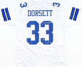 Tony Dorsett Autographed White Pro Style Jersey HOF - Beckett W Hologram *Silver