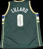 Damian Lillard Signed Jersey BAS Milwaukee Bucks Autographed