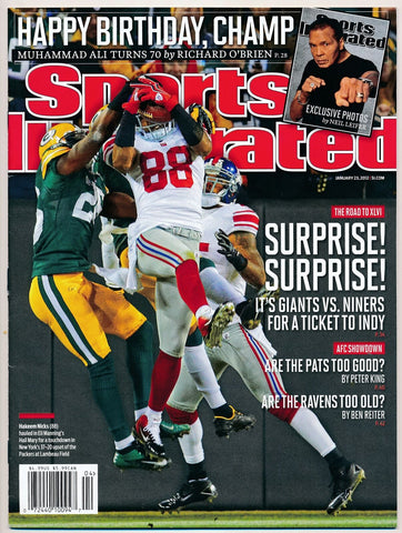 January 23, 2012 Hakeem Nicks Sports Illustrated NO LABEL Newsstand Giants