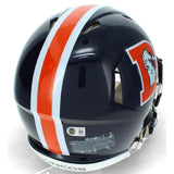 Troy Franklin Autographed Denver Broncos 2022 Speed Authentic Helmet Beckett