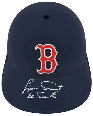 Luis Tiant Signed Red Sox Souvenir Replica Batting Helmet w/El Tiante - (SS COA)