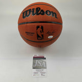 Autographed/Signed Dominique Wilkins Hawks Full Size Wilson JSA COA