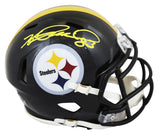 Steelers Heath Miller Authentic Signed Speed Mini Helmet W/ Case BAS Witnessed