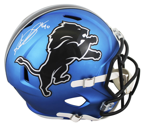 Lions Ndamukong Suh Signed 2024 On-Field Alt F/S Speed Rep Helmet JSA #WC846050