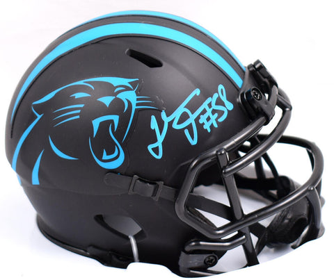 Thomas Davis Autographed Carolina Panthers Eclipse Speed Mini Helmet- Prova