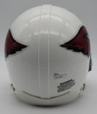 Larry Fitzgerald Arizona Cardinals Autographed/Auto Mini Helmet JSA 212258