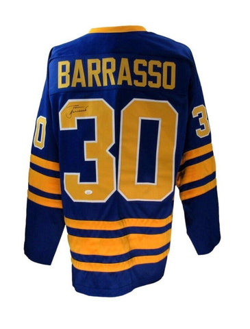 Tom Barrasso Signed Sabres Jersey (JSA COA) Buffalo Goaltender 1983-1988