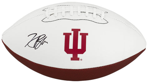 Kaelon Black Signed Indiana Hoosiers Logo Brands White Logo Football - (SS COA)