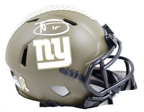 Tommy DeVito Signed New York Giants Salute Speed Mini Helmet-Beckett W Hologram