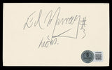 Eddie Murray "Lions, #3" Authentic Signed 3x5 Index Card BAS #BT03680
