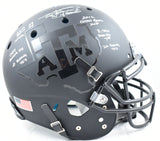 Johnny Manziel Autographed Texas A&M F/S Authentic Helmet Awards - JSA W *White