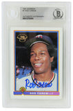 Rod Carew Autographed Twins 1991 Bowman Baseball Card #1 - (Beckett)