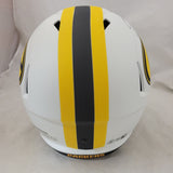 JOSH JACOBS SIGNED GREEN BAY PACKERS F/S LUNAR ECLIPSE SPEED REP HELMET BECKETT