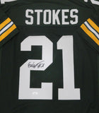 Packers Defensive Back ERIC STOKES Signed Custom Replica Green Jersey AUTO - JSA